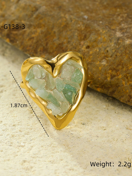Colorful Heart Ring