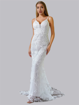 Liber Autumn Women's Lace Maxi Dresses