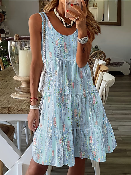 Floral Short Dress