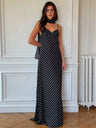 Backless Polka Dot Dress