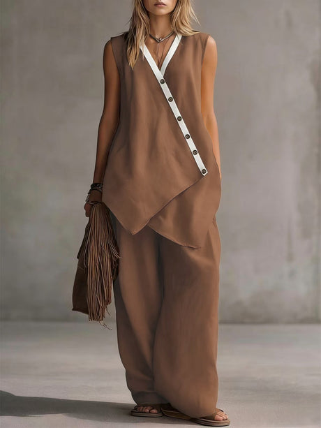 Gentle And Simple Two-piece Set