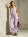 Macaron Solid Color Two-piece Set