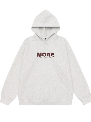 Letter Print Hooded Sweatshirts&Hoodies