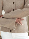 Liber Buttons Solid Color Elegance Cardigans