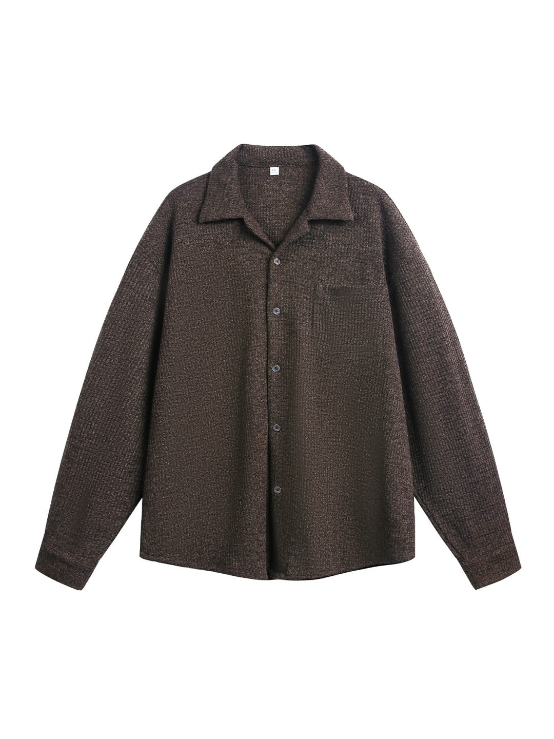 Liber Autumn Men's Pocket decoration Solid Color Shirts