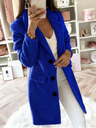 Medium-length Double-breasted Wool Suit Collar Coats
