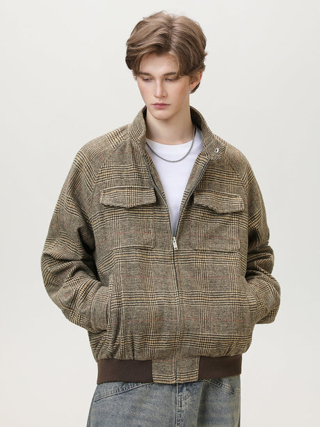 Liber Autumn Men's Plaid Jackets