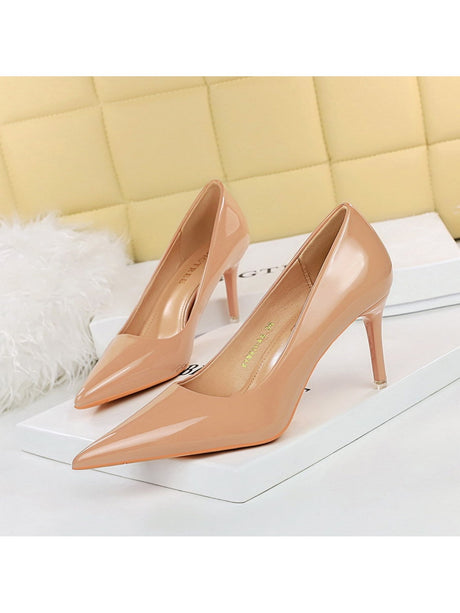 Liber Spring and autumn women's high heels