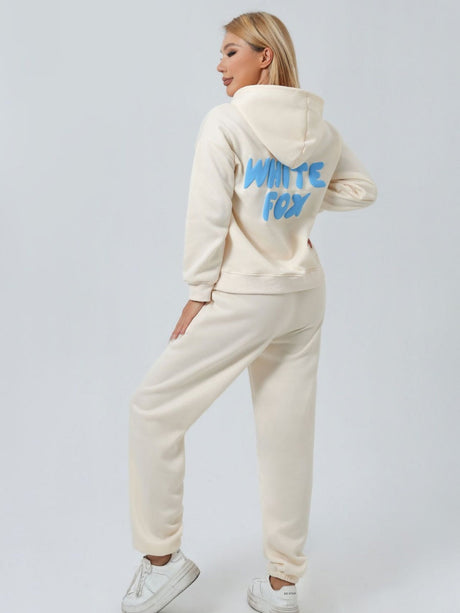 Liber Autumn Women's 3D Three-dimensional pattern Letter 2-piece Sets