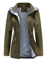Removable Cap Water Proof Pocket Hooded Jackets