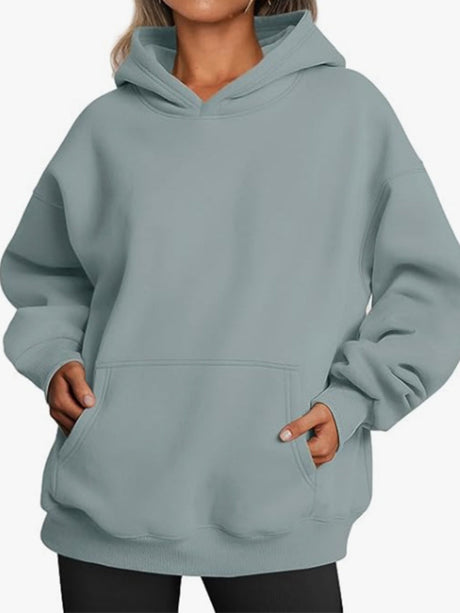 Liber Autumn Women's Pocket Sweatshirts&Hoodies