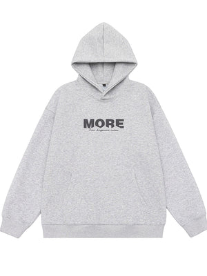 Letter Print Hooded Sweatshirts&Hoodies