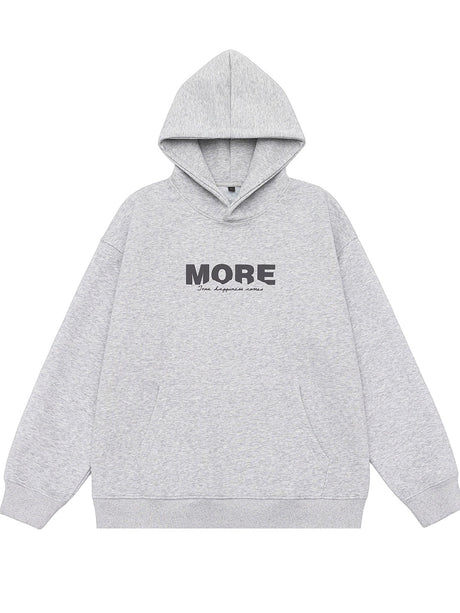 Letter Print Hooded Sweatshirts&Hoodies