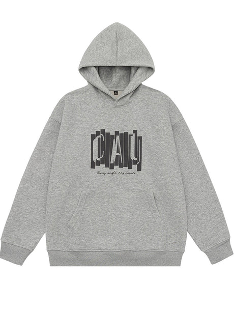Letter Print Hooded Sweatshirts&Hoodies