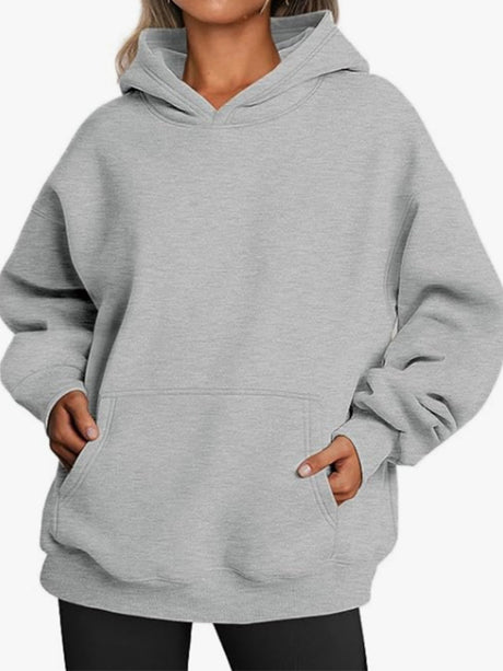 Liber Autumn Women's Pocket Sweatshirts&Hoodies