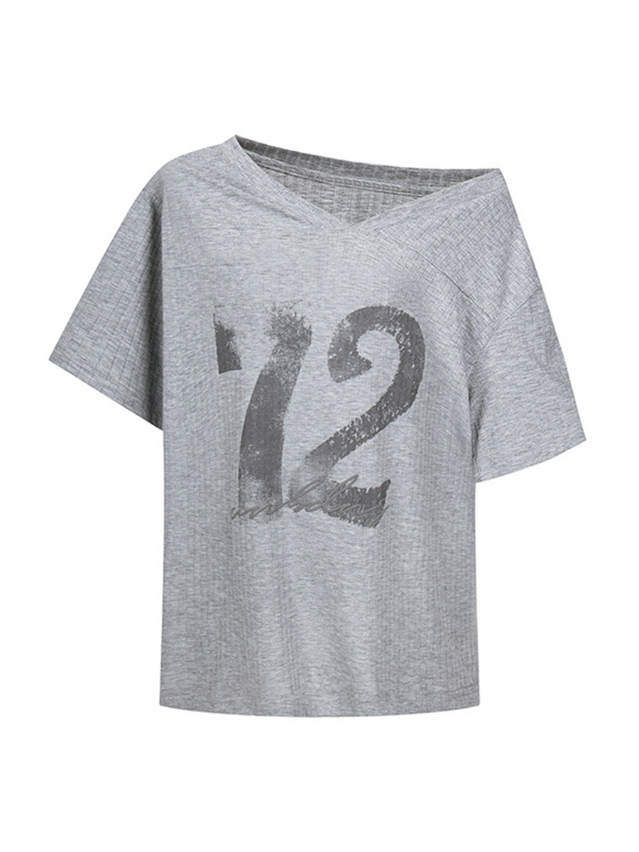 Liber Summer Women's Letters/Numbers/Words T-shirts