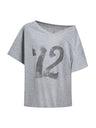 Liber Summer Women's Letters/Numbers/Words T-shirts