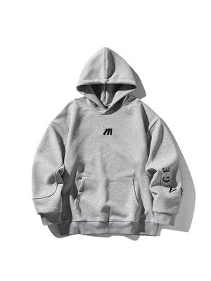 Letter Embroidery Hooded Sweatshirts&Hoodies