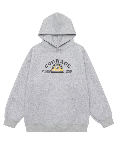 Letter Print Hooded Sweatshirts&Hoodies