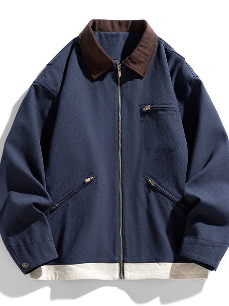 Liber Autumn Men's Color matching Jackets