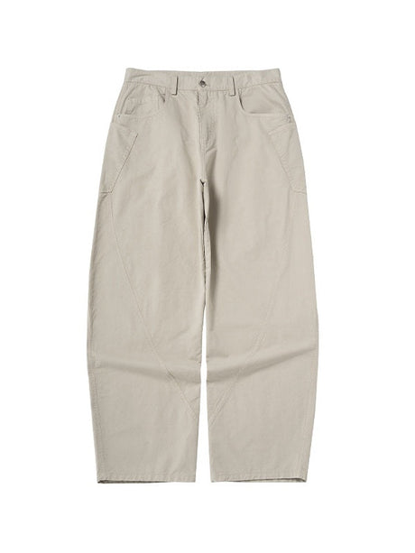 Liber Autumn Men's None Solid Color Cargo Trousers