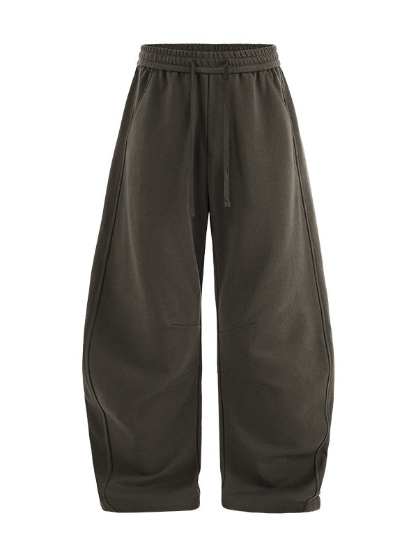 Liber Autumn Neutral wear Pocket decoration Solid Color Pants