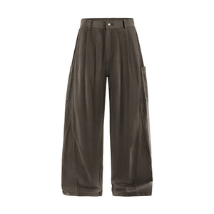 Liber Autumn Neutral wear Solid Color Pants