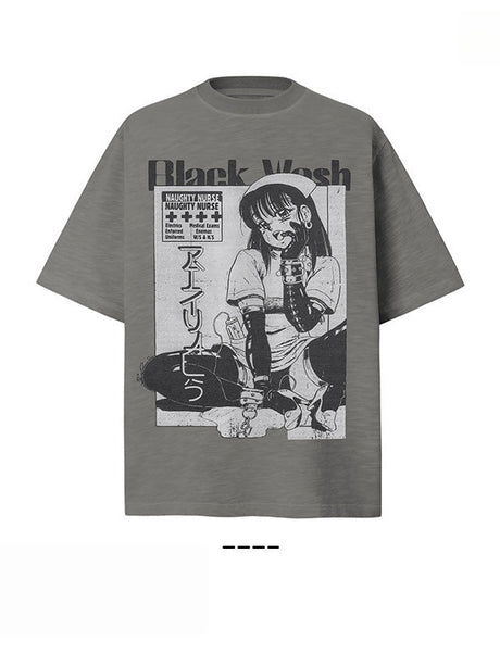 Liber Summer Neutral Printed Cartoon T-shirts
