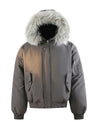 Thickening Keep Warm Fur Collar Black Short Parker Coat