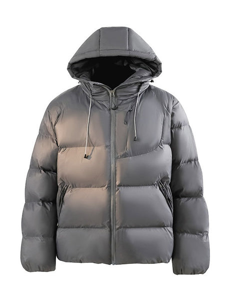 Light Outdoor Thickening Keep Warm Hooded Cotton Clothes Coat