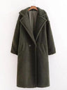 Thickened Warm Long-sleeved Long Coat