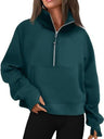 Liber Autumn Women's Pocket Solid Color Sweatshirts&Hoodies