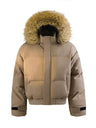 Fur Collar Thickening Keep Warm Loose Hooded Parker Cotton-padded Jacket