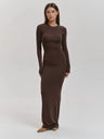Liber Autumn Women's Solid Color Solid Color Maxi Dresses