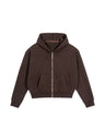 Casual Style Loose Short Style Zipper Hoodies