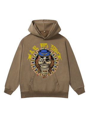 Digital Direct Injection Washing Retro Hoodies