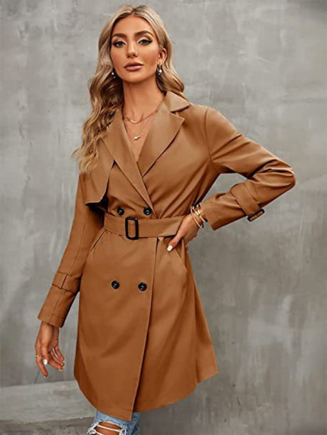 Belt Mid-length Trench Coats