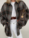 Liber Autumn Women's Plaid Plaid Shirts