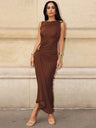 Liber Autumn Women's Pleated Maxi Dresses