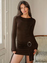 Women's Metal decoration Mini&Short Dresses
