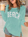 Liber Summer Women's Printed Smock Knitting Sweaters