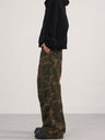 Liber Autumn Neutral Camouflage Cargo Trousers