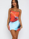 Liber Summer Women's Hip Printed Mini&Short Dresses