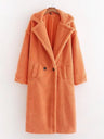 Thickened Warm Long-sleeved Long Coat