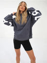 Liber Autumn Women's Letter Sweatshirts&Hoodies
