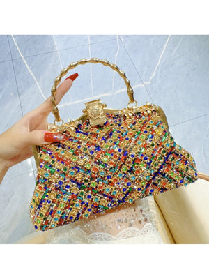 Liber Four Seasons ACC Rivet Diamond Shell Bag