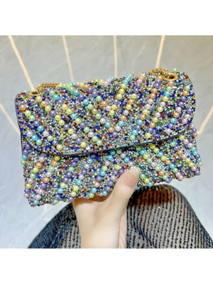 Liber Four Seasons ACC Diamond Pearl Underarm Bag