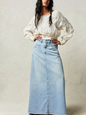 Liber Summer Women's Solid Color Jeans