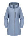 Outdoor Sports Water Proof Hooded Long Sleeve Loose Leisure Windproof Zipper Jackets