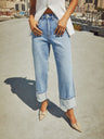 Liber Spring Women's Old Jeans